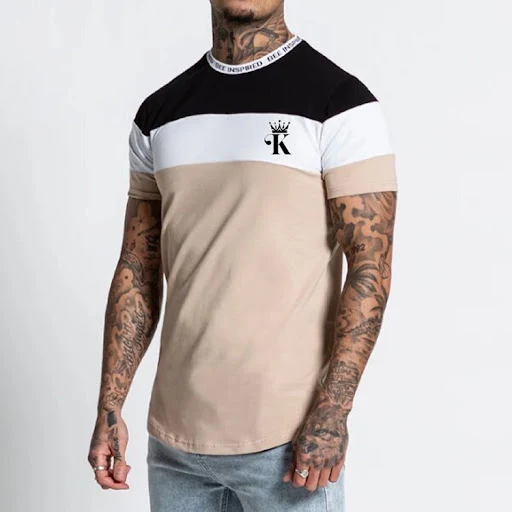 Title 2, Casual Round Neck Short Sleeve Digital Printing