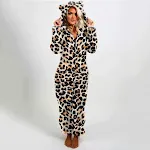 Brown Leopard Print