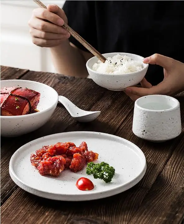 Title 6, Japanese Cutlery Set Dishes For Home Creative U...