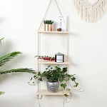 Nordic Hemp Rope Rack Partition Wall Decoration Wooden Frame Retro Soft Partition with Hemp Rope. Stylish and functional — photo 10
