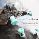 Cat Muzzle Boots Set Anti Bite Breathable Space Hood Clear Cats Helmet with Paw Cover Portable Astronaut Helmet for Groo — photo 5