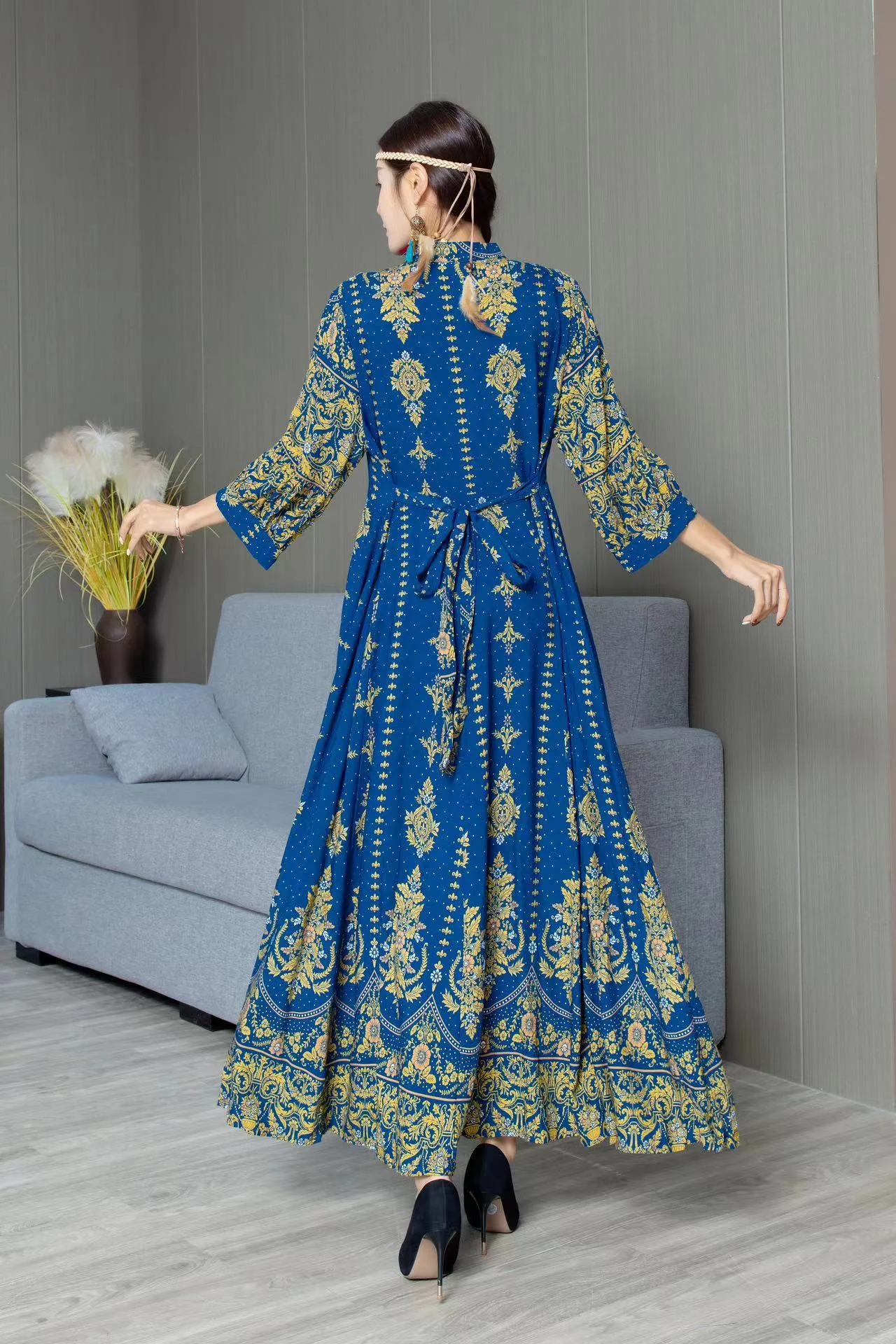 Title 3, Womens Fashion Embroidery Ethnic Style Dress. ...