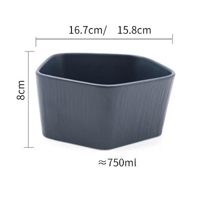 Nordic Creative Ceramic Western Food Plate With Wooden Handle. Serve your meals with elegance and a touch of Scandinavia — photo 3