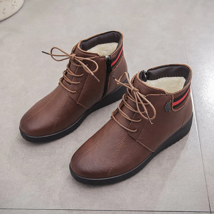 Title 13, Botas de moda de algodão, com salto médio de PU...