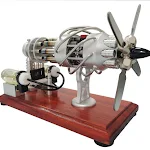 Gerador de Energia Magnética Autocirculante Stirling Mini Gerador Modelo para eletricidade limpa e portátil, perfeito para casa e viagens. — foto 6