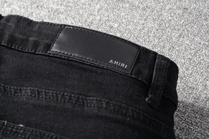 Title 4, Calça Jeans Masculina De Cintura Alta Com Estil...