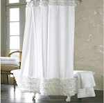 Tenda doccia in poliestere, impermeabile e resistente, facile da pulire, dal design moderno, ideale per bagni eleganti e funzionali. — foto 3