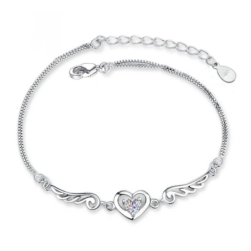 Title 3, Pulseira de Coração para Mãos Feminina, Joia da...