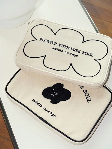 Title 12, Portable Notebook Liner Bag Embroidery Lady, st...