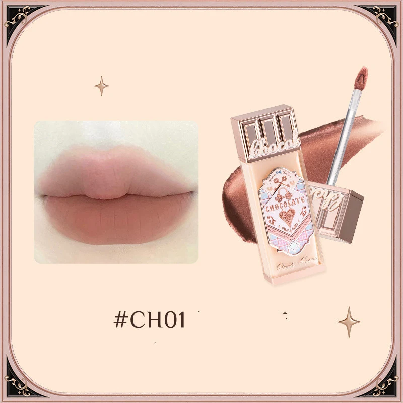 Title 3, Cloud Lip Glaze Lipstick Milk Tea Color Long La...