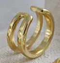 Title 5, Brinco Earbuckle S925 Prata Esterlina Twist Dup...