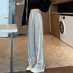 Calças Femininas Retas Casuais Soltas de Perna Larga, Conforto e Estilo para o Dia a Dia. Desfrute da Liberdade e Elegância. — foto 4