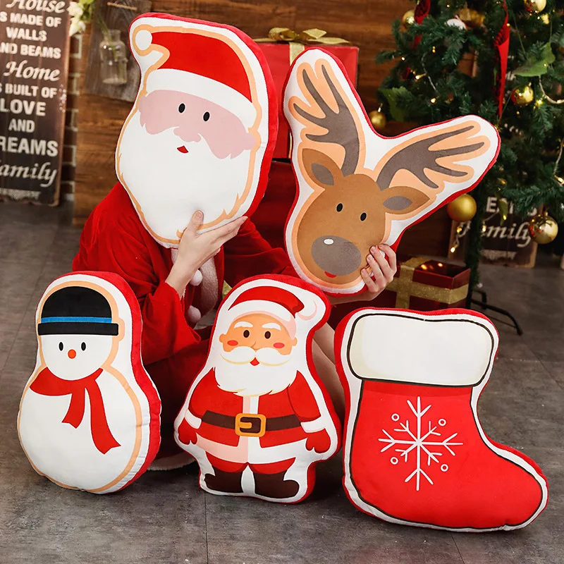 Fofo Papai Noel de pelúcia, boneca de pano e almofada. Ideal para abraçar, decorar e presentear no Natal. Conforto e alegria garantidos! — foto 9