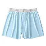 Boxer uomo in seta di ghiaccio taglie forti, larghi, traspiranti, comodi, freschi per l'estate, vestibilità rilassata e massimo comfort. — foto 16