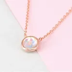 Collana alla moda di solitario alla moda — foto 4