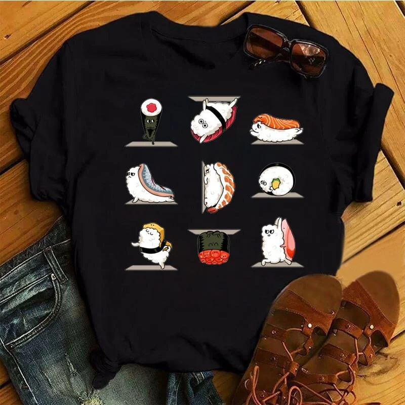 Women's Minimalist Printed Casual Short Sleeved Shirt — photo 24