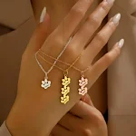 Colar de Garra de Gato de Aço Inoxidável Fofo e com Personalidade. Adicione um toque adorável ao seu visual com este colar estiloso. — foto 2