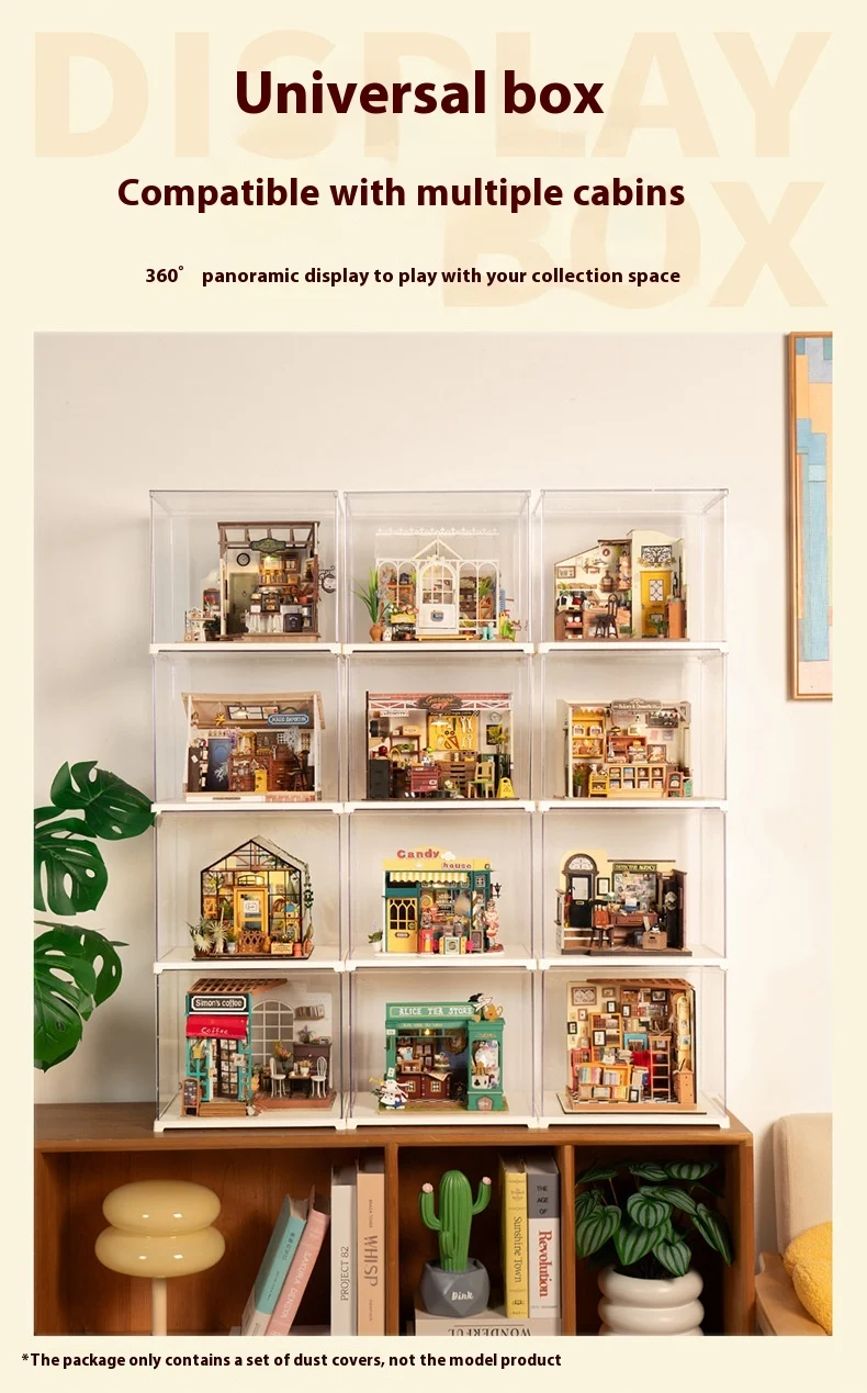 Title 7, DIY Cottage Dust Cover Display Household Acryli...