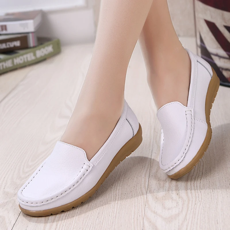 Title 2, Platte Moederschoenen Verpleegstersschoenen Wit...