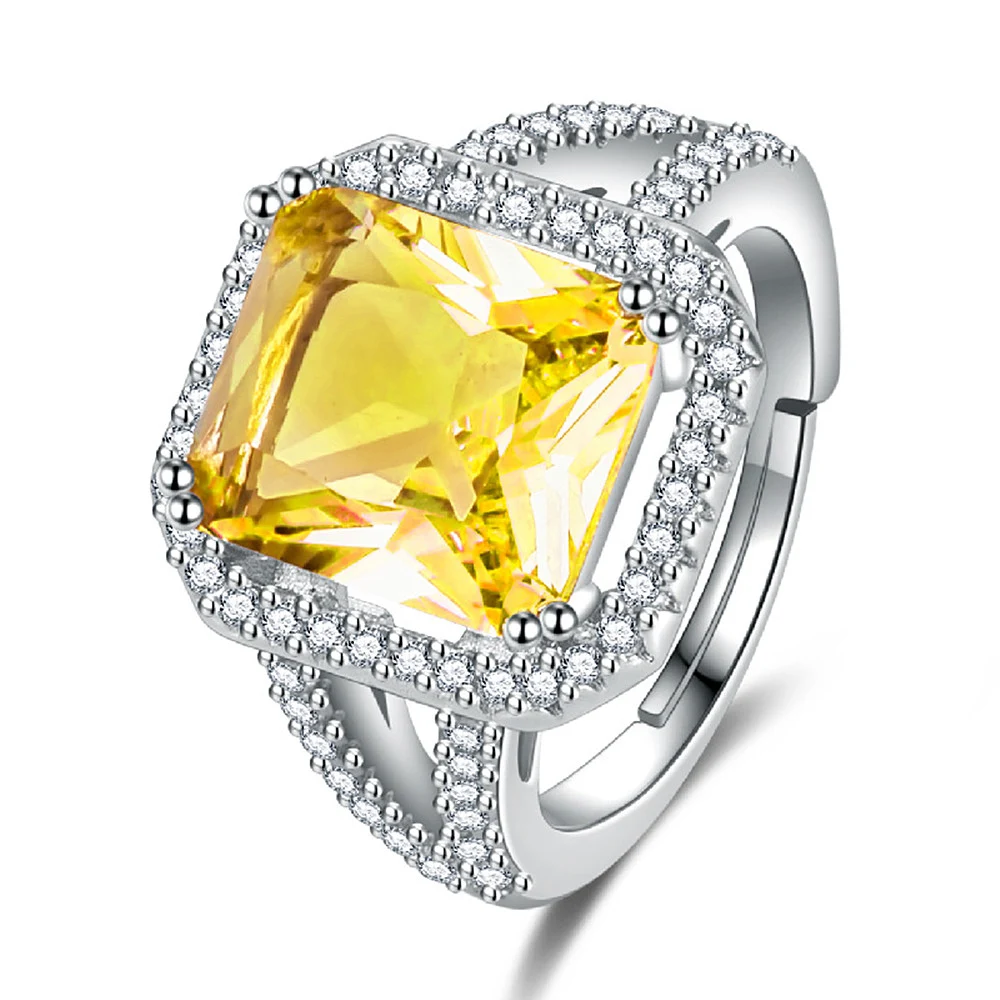 Anel de cristal com coração oceânico para mulheres Demonstre amor com esta joia deslumbrante, perfeita para presentear ou para você mesma. — foto 5