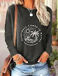 Women's Casual Long-Sleeved T-shirt for Spring and Autumn, Comfortable and Versatile, Perfect for Everyday Wear, Stylish — photo 1