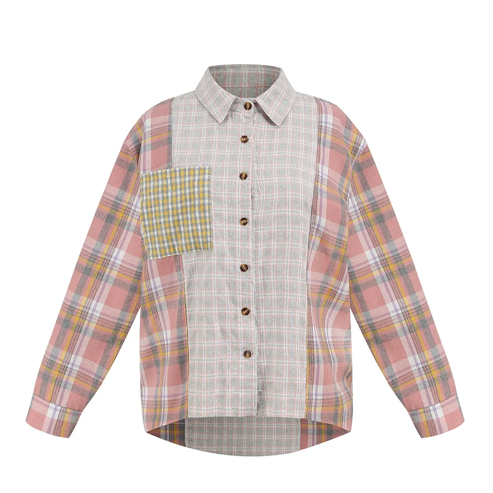 Title 8, Multicolor Paneled Jacket Cardigan Single Breas...
