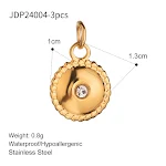 Colar pingente fofo de aço inoxidável com gotejamento de óleo e retenção de cor, um acessório charmoso e duradouro para o seu visual. — foto 5