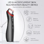 Imported Color Light Micro Current Vibration Massager for facial rejuvenation, skin tightening, and muscle relaxation, f — photo 2
