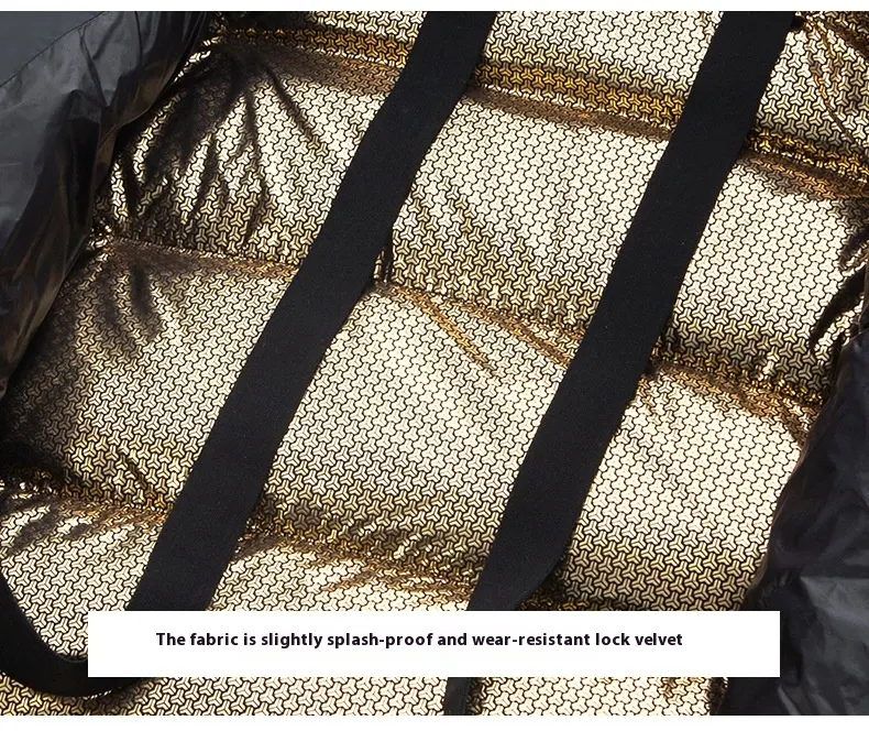 Title 4, High-End Trendy Black and Gold Coat for Women S...