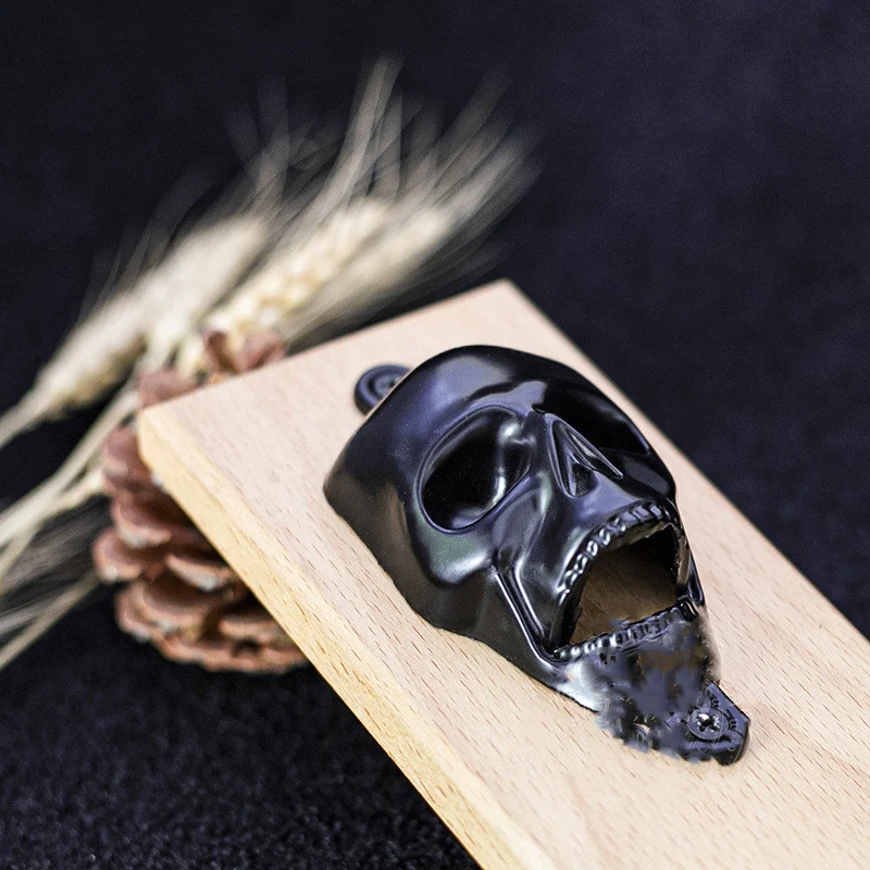 Skeleton Shaped Fridge Magnet Wooden Wall-Mounted Bottle Opener Open bottles effortlessly with this unique and functiona — photo 3