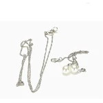 Corrente de óculos de sol de malha vermelha, metal para pendurar no pescoço, corrente para óculos de sol com estilo moderno, combine moda e praticidade! — foto 3