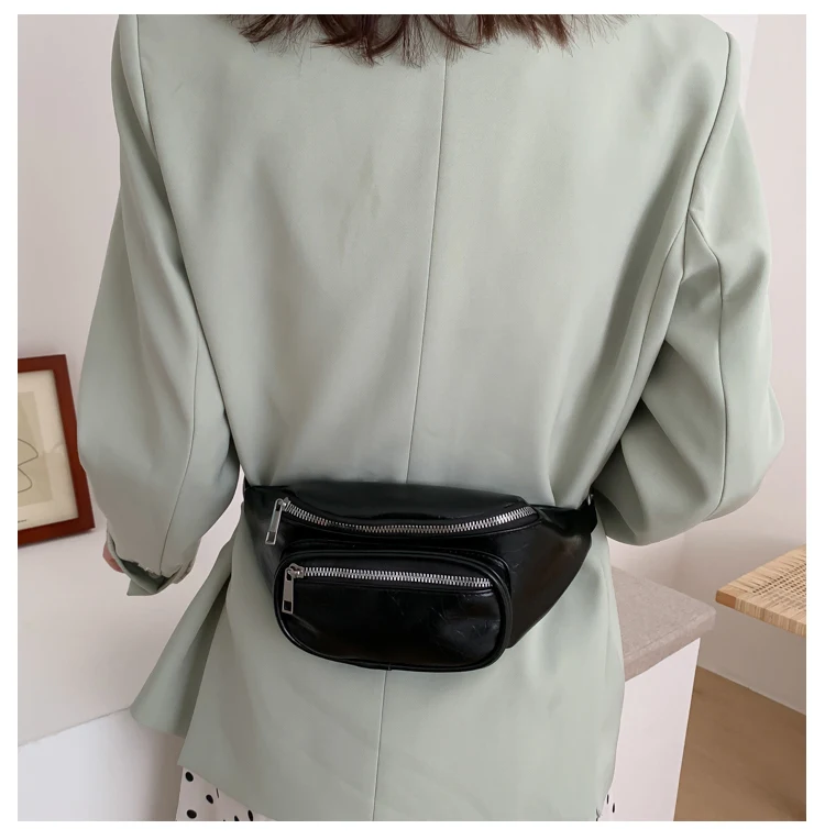 Bolsa de peito all-match de alta classe com corrente, estilo ocidental, bolsa transversal, bolsa de cintura fashion para meninas. — foto 16