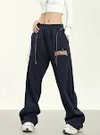 Pantalon de sport décontracté, ample et simple, tendance, facile à assortir, pour un look mode et confortable au quotidien, parfait pour toutes les occasions. — photo 5