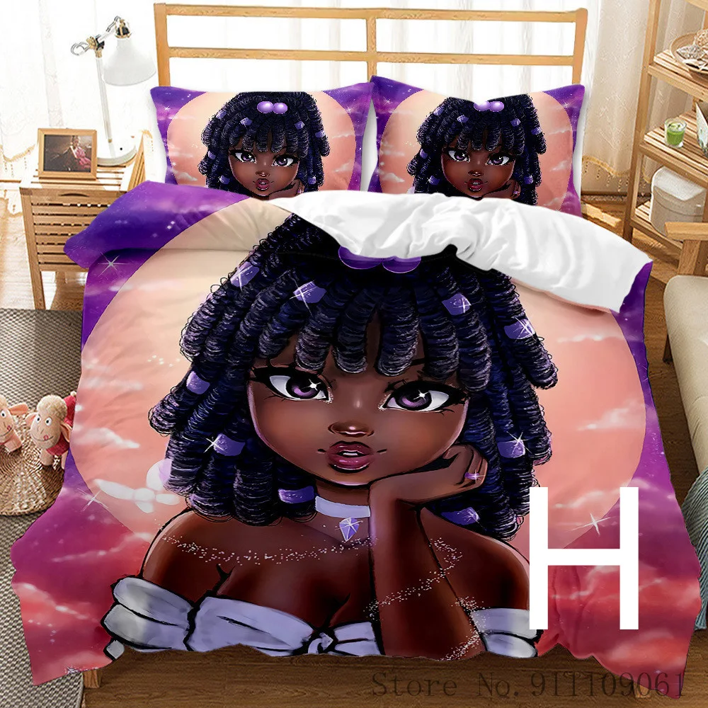 Title 8, African Girl Bedding Set Children Bedroom Decor...