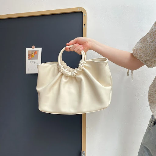 Title 3, Bolsa de mão pequena com design de círculo para...