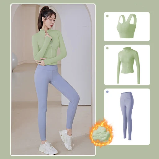 Title 5, Conjunto de Yoga Esportivo Feminino de Pelúcia ...