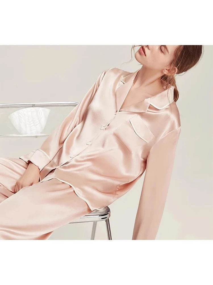 Title 8, Silk Pajamas Womens Home Wear Long Sleeve 100 ...