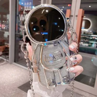 Title 1, Electroplating TPU Astronaut Phone Case with Fl...