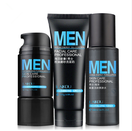 Herren Kosmetik-Set Feuchtigkeitscreme Toner Gesichtswasser Verwöhnen Sie Ihre Haut mit dieser täglichen Reinigungs- und Feuchtigkeitspflege Routine. — foto 3