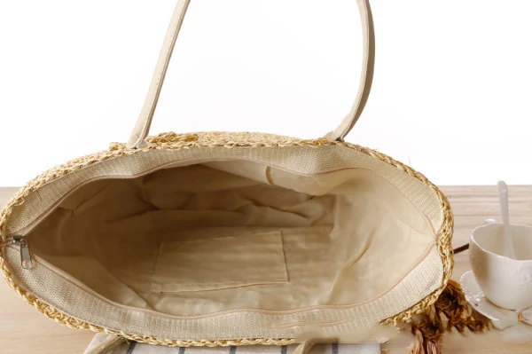 Title 3, Borsa in paglia portatile monospalla, un access...