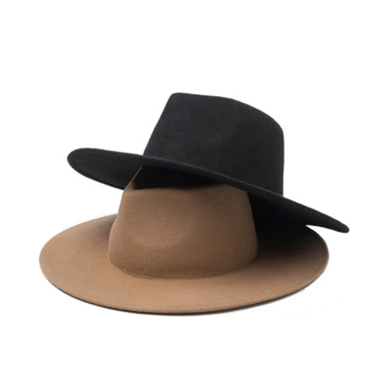Title 6, Fashion Casual Concave Shape Big Brim Jazz Hat