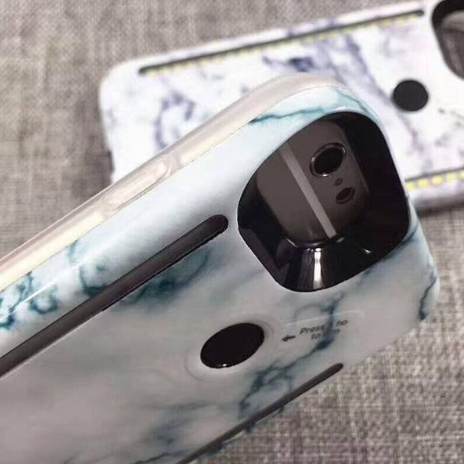 Capa para celular com luz selfie de mármore compatível de alta qualidade para fotos incríveis. Ilumine seu rosto e capture momentos especiais. — foto 8