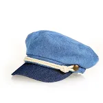 Washed Dark Blue Jeans