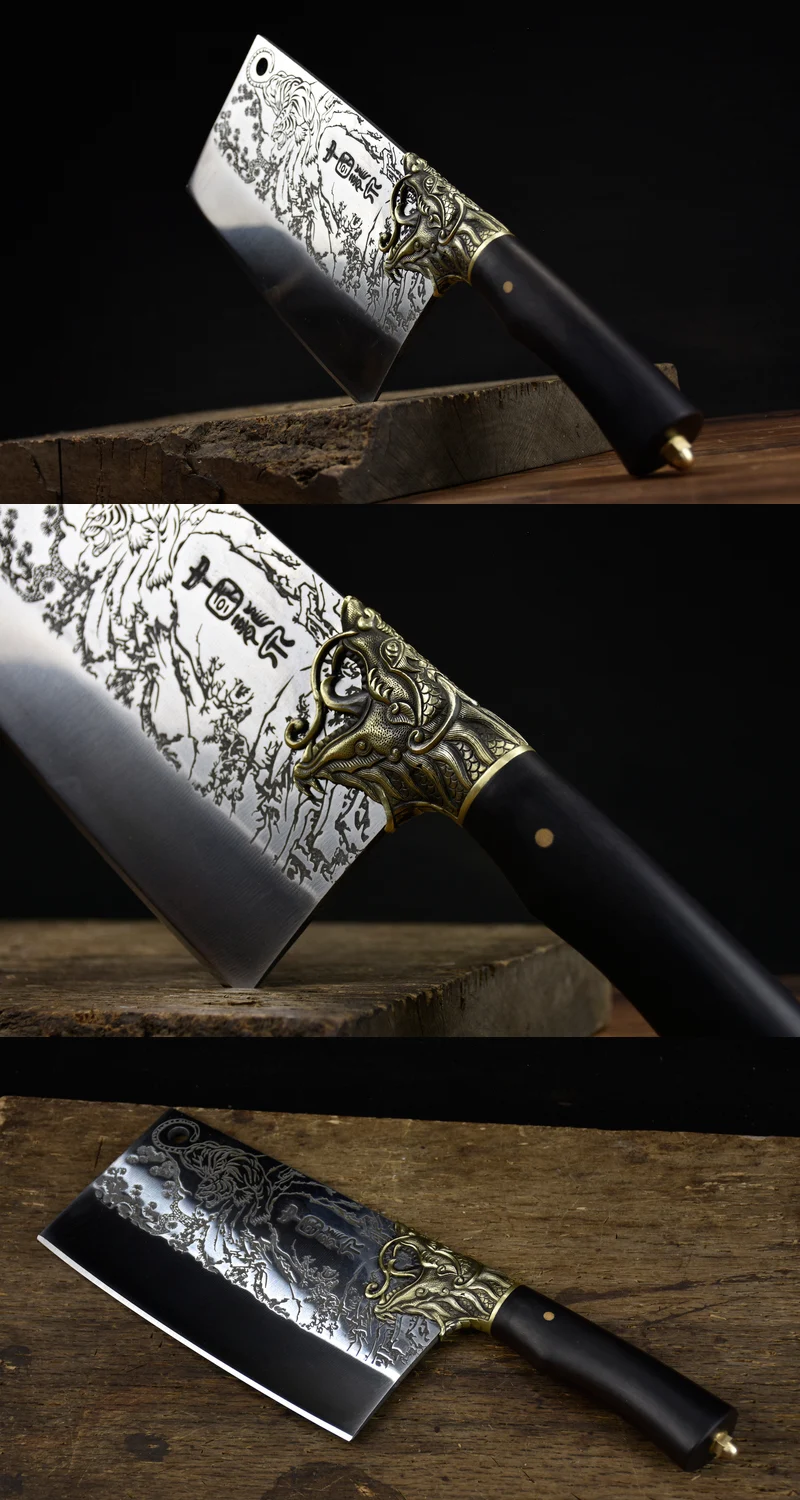 Title 9, The Tiger Goes Down China Longquan Bone Cutter....