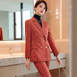 Red Check Top