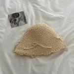 Wavy Bow Beige