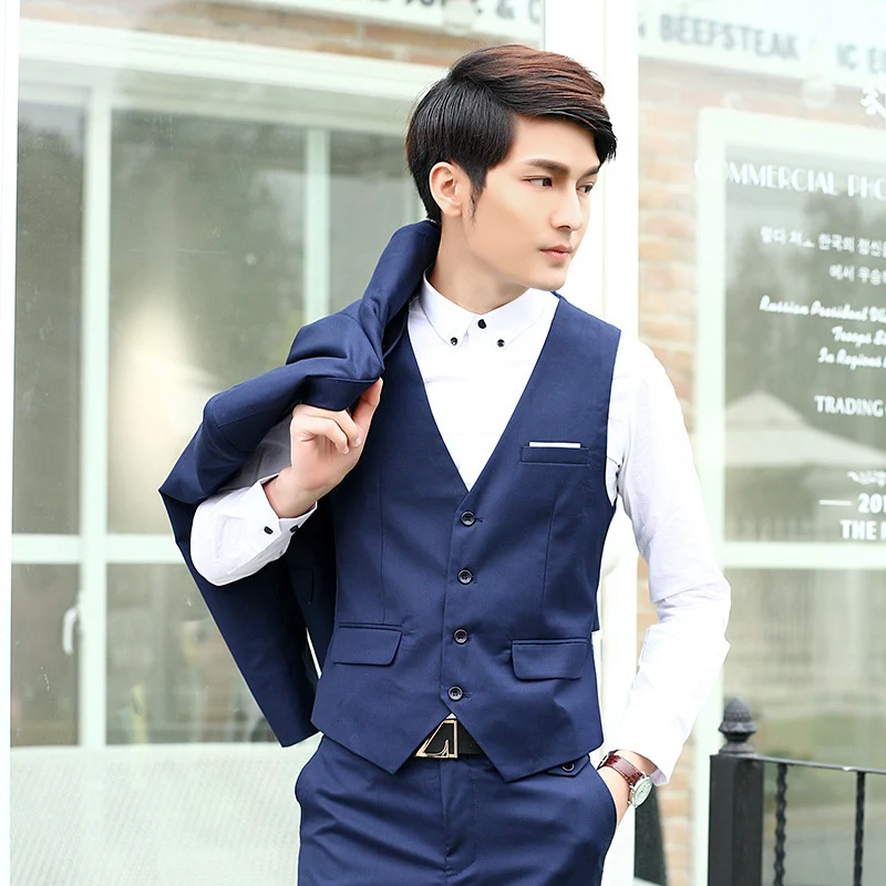 Title 2, Mens Two-Piece Suit Spring and Autumn Slim Fit...