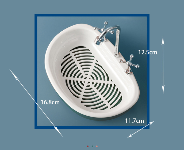 Title 1, Creative Faucet Sink Soap Box Bathroom Non-Perf...