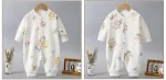 Baby Overall Frühling und Herbst Langarm aus reiner Baumwolle. Bequeme Babykleidung für die Übergangszeit. Ideal für Frühling und Herbst. — foto 7
