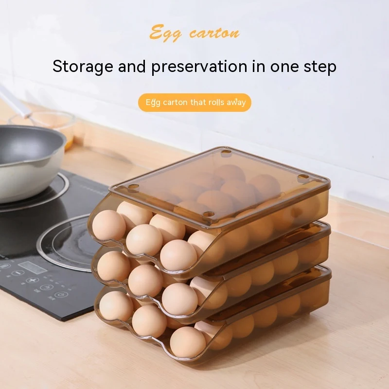 Title 1, Special Rolling Egg Box for Refrigerator Preser...